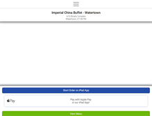 Tablet Screenshot of imperialchinabuffetct.com